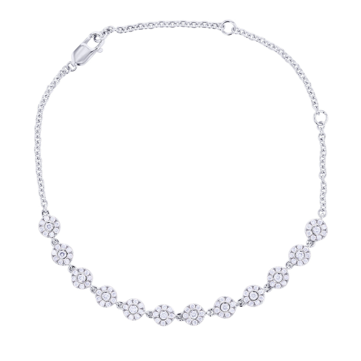 Drops of Jupiter Chain Diamond Bracelet 5/8ct