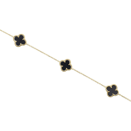 Loveleaf Onyx Bracelet