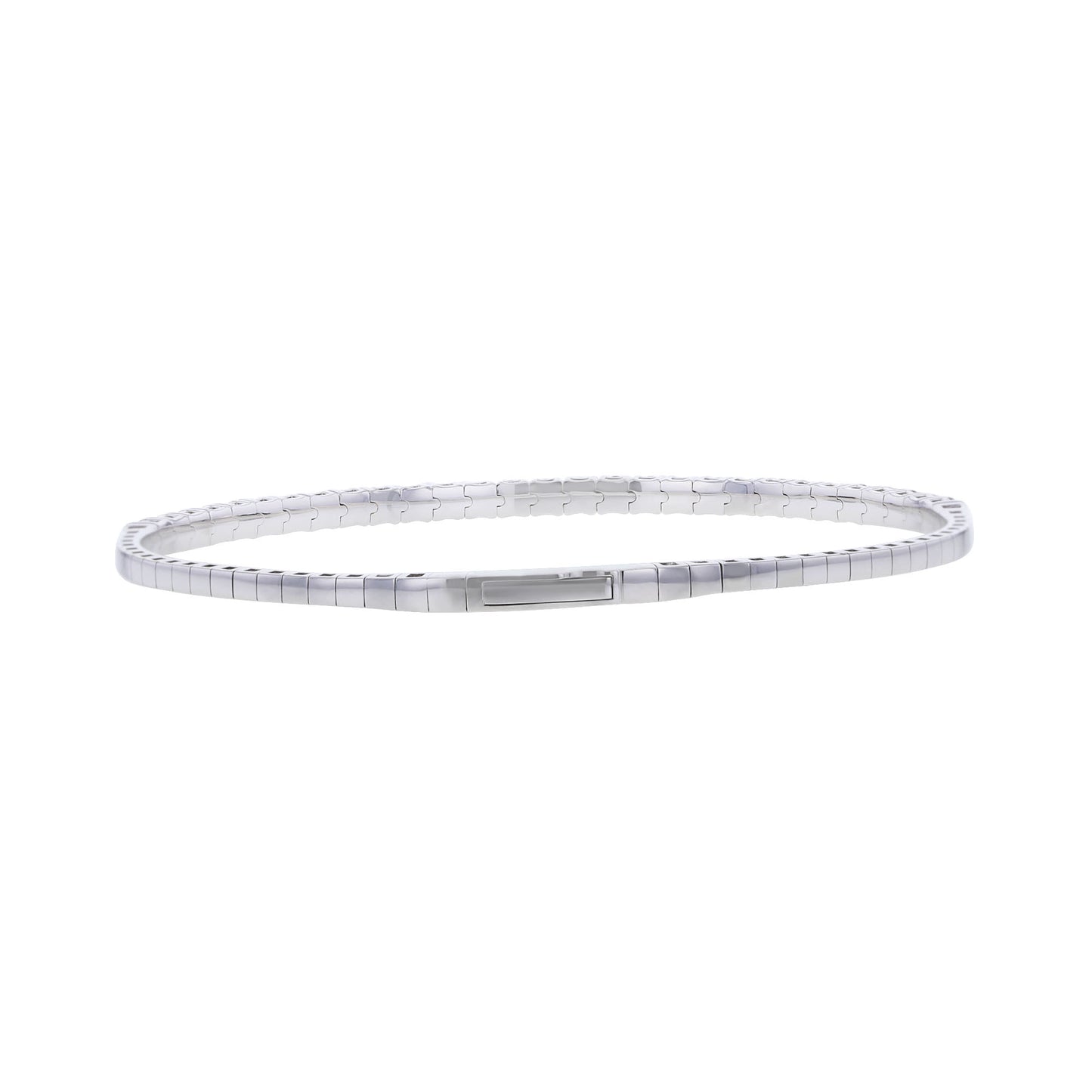 Azora Sky Blue & White Diamond Bangle