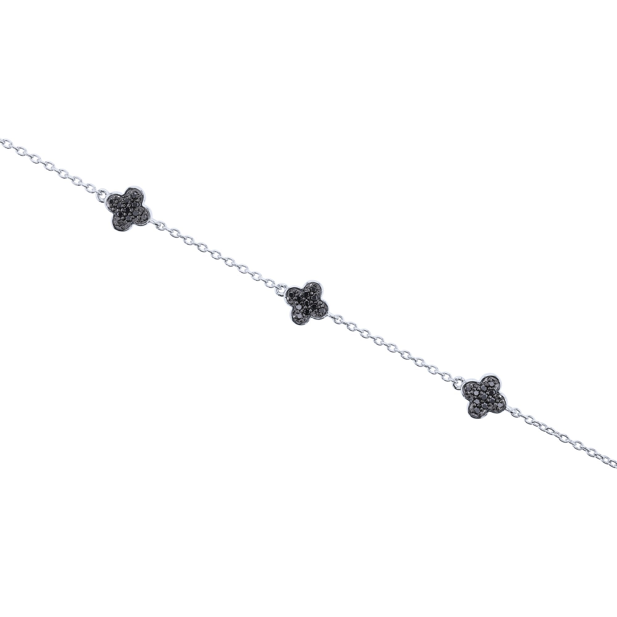 Lucky Darling Black Diamond Bracelet