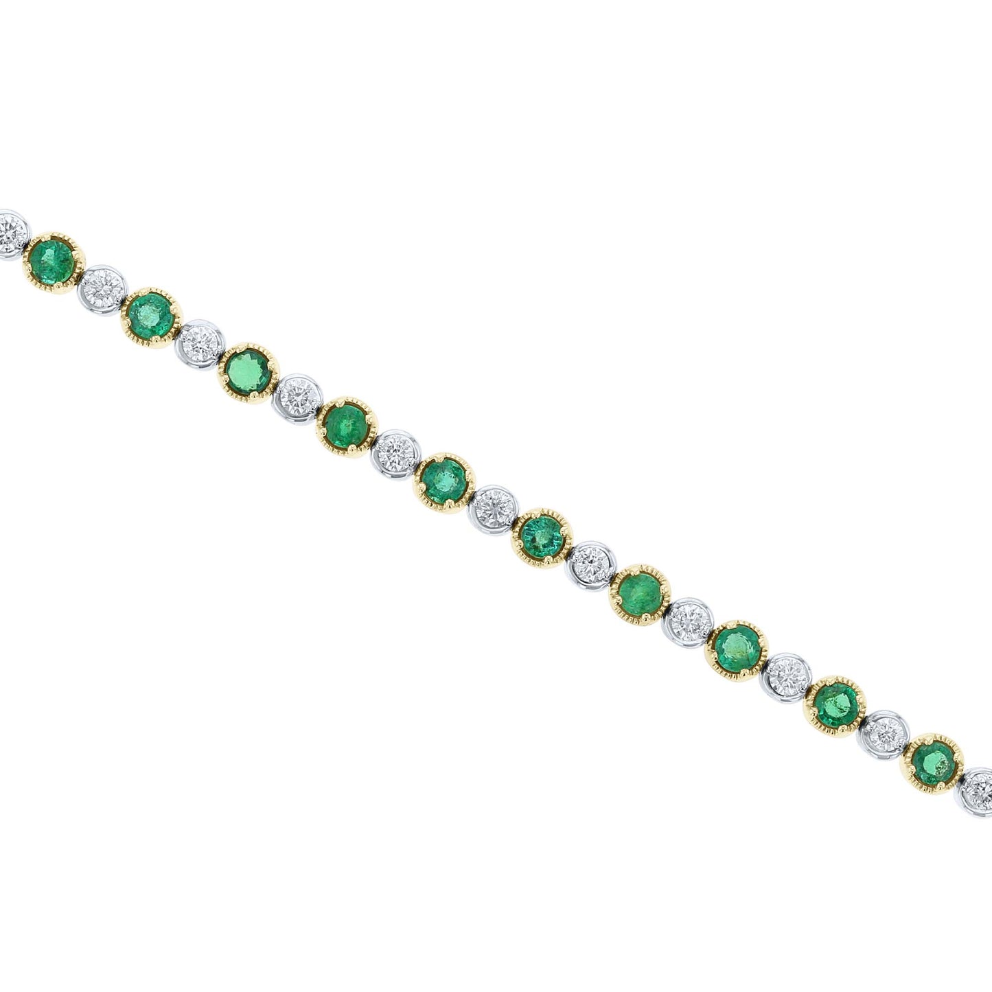 Elodie Emerald & Diamond Bracelet