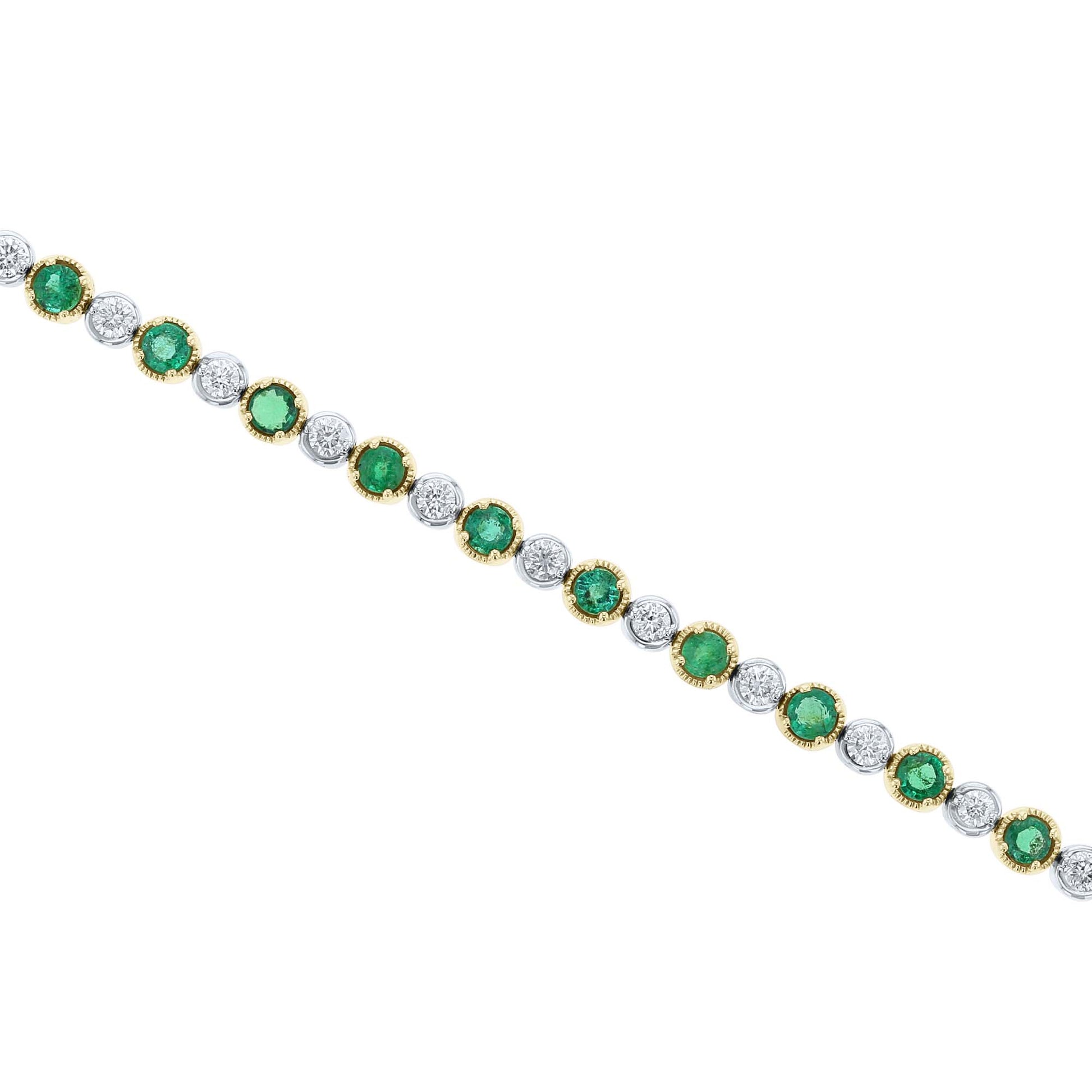 Elodie Emerald & Diamond Bracelet