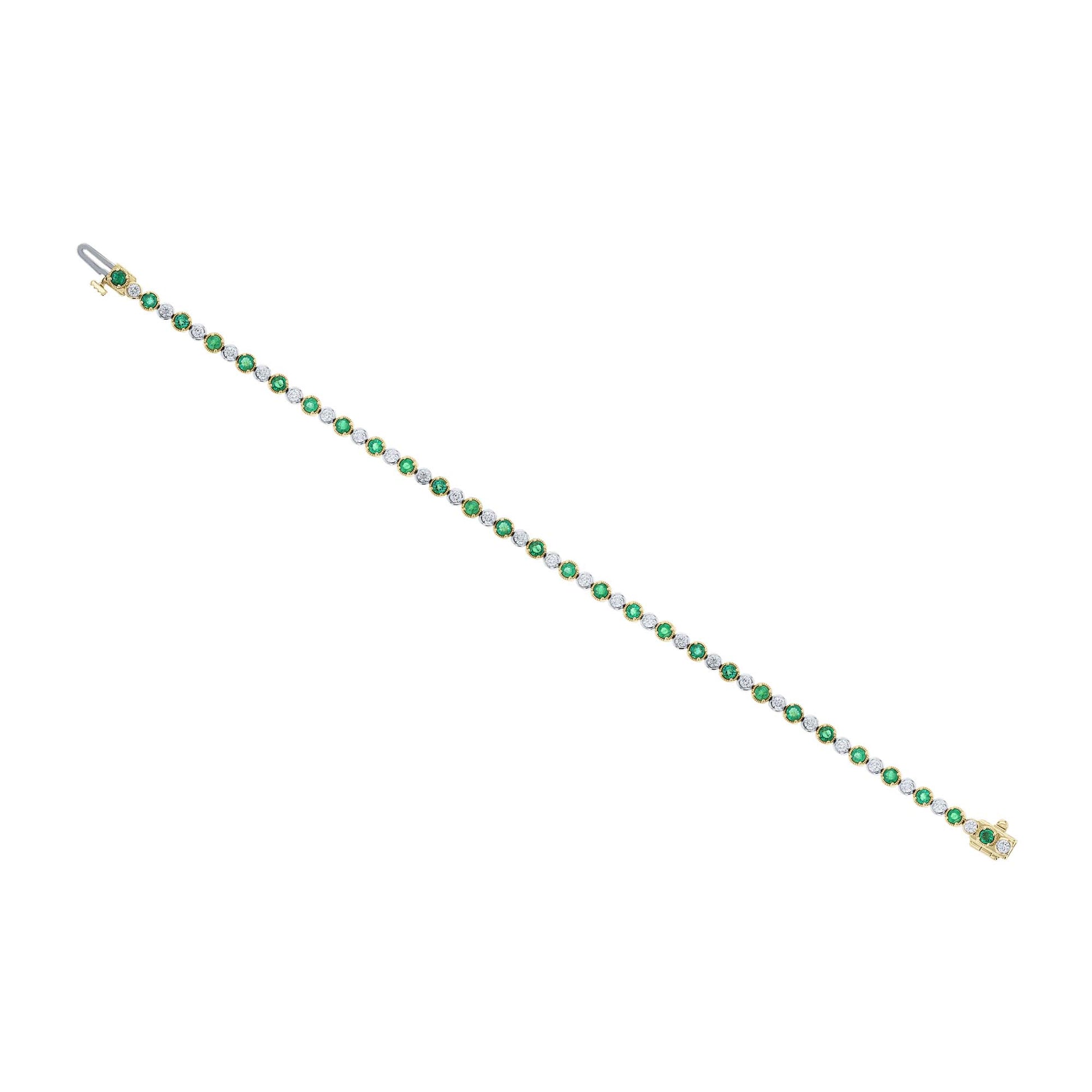 Elodie Emerald & Diamond Bracelet