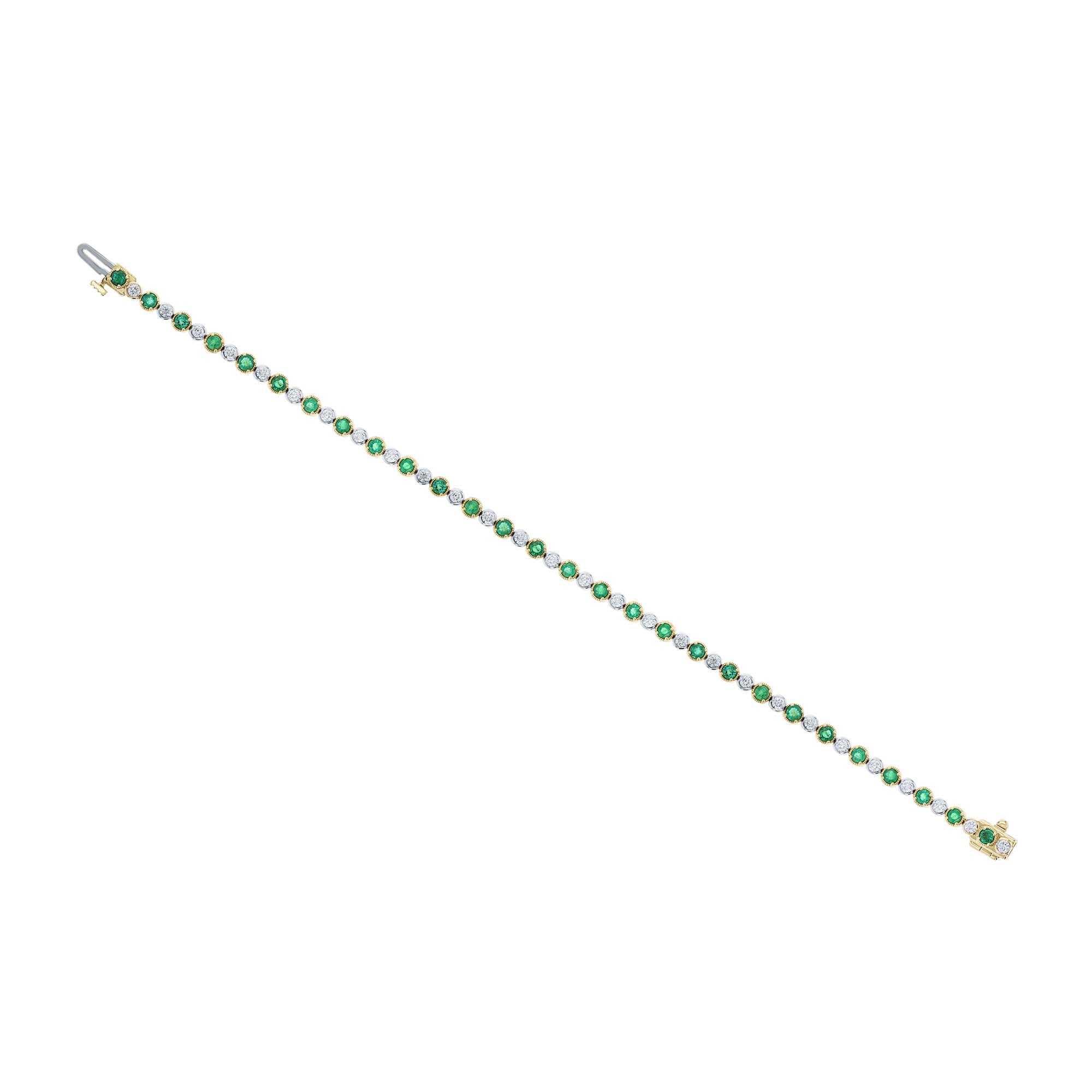 Elodie Emerald & Diamond Bracelet