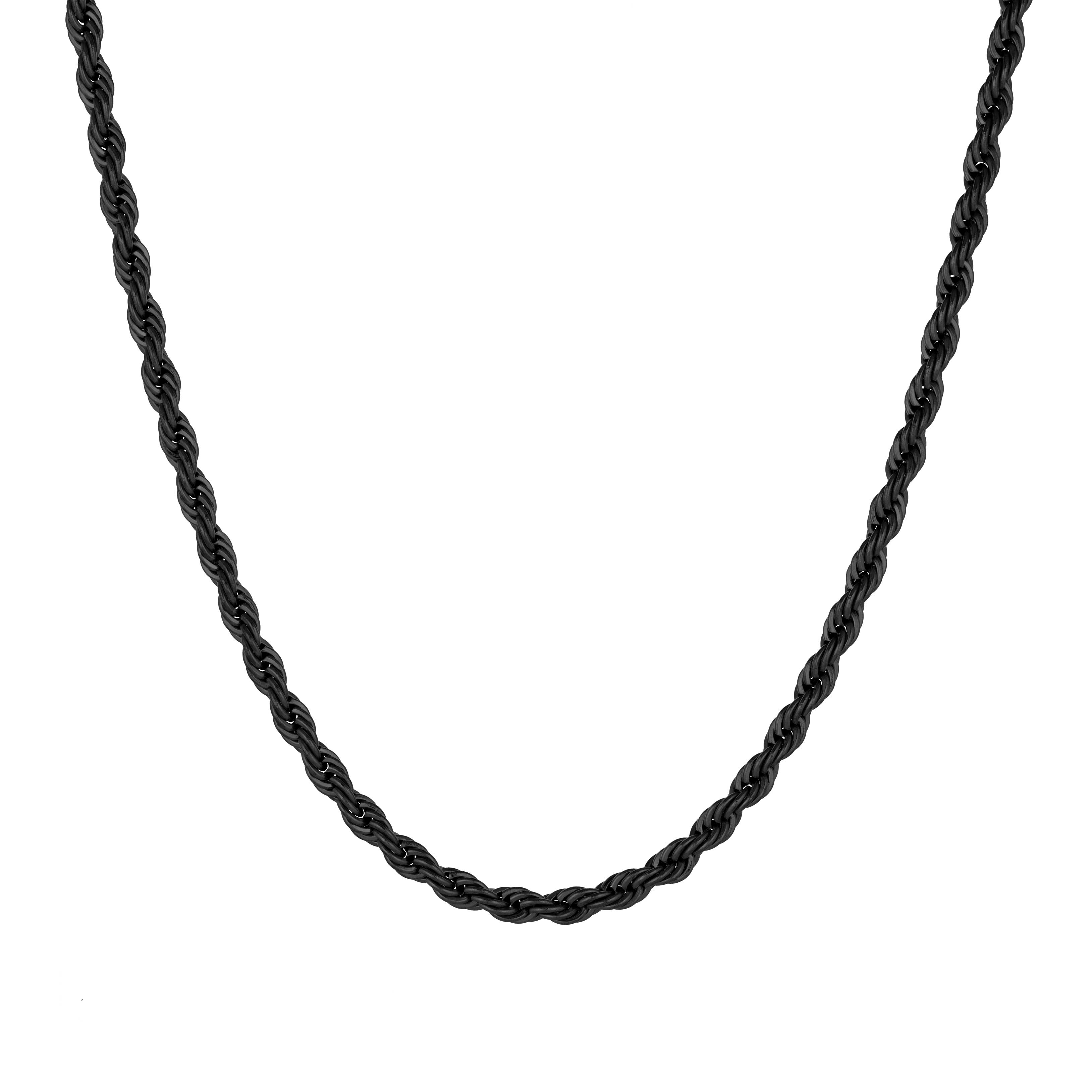 Carson Stainless Steel Rope Chain Necklace
