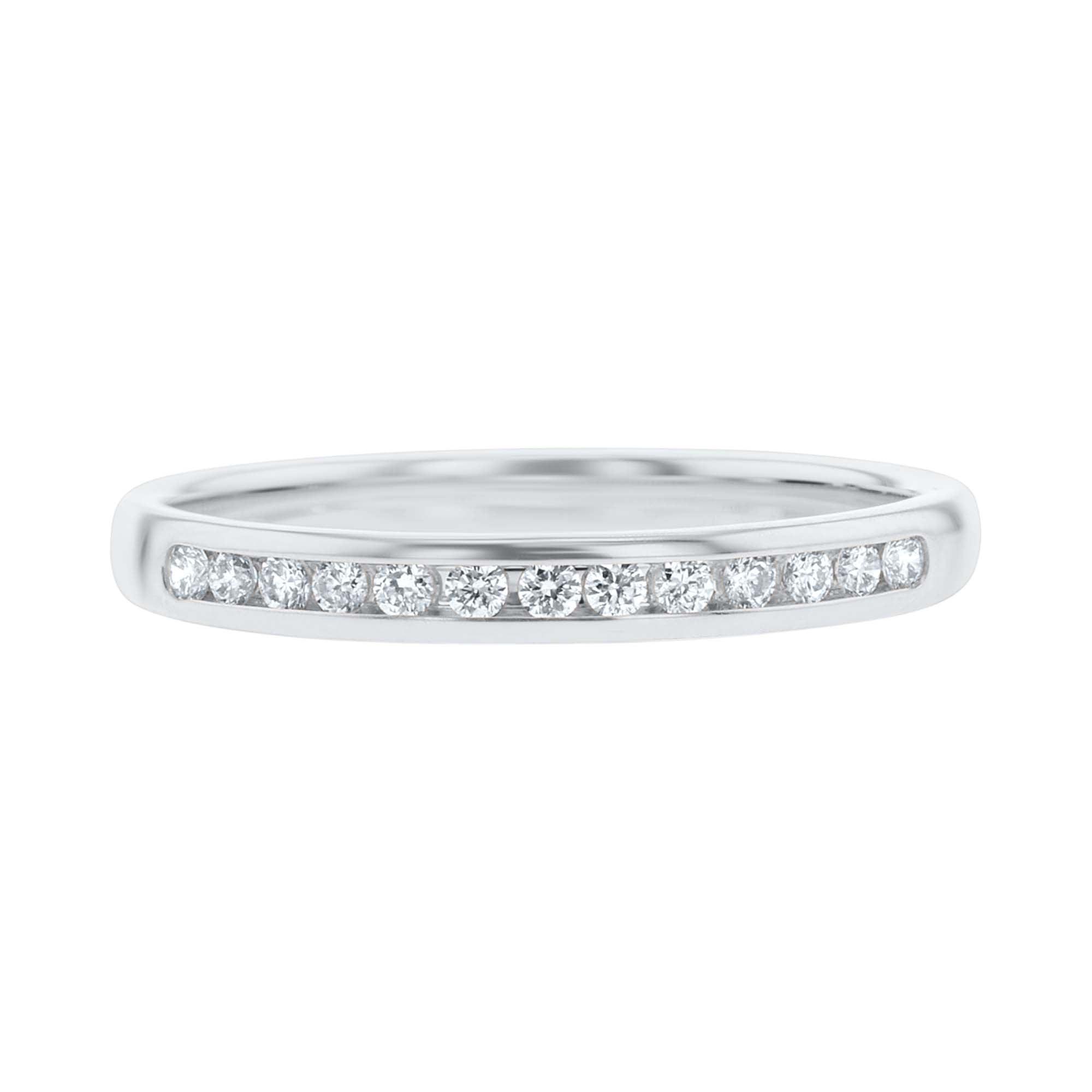 Forever Chita Channel Set Diamond Wedding Ring