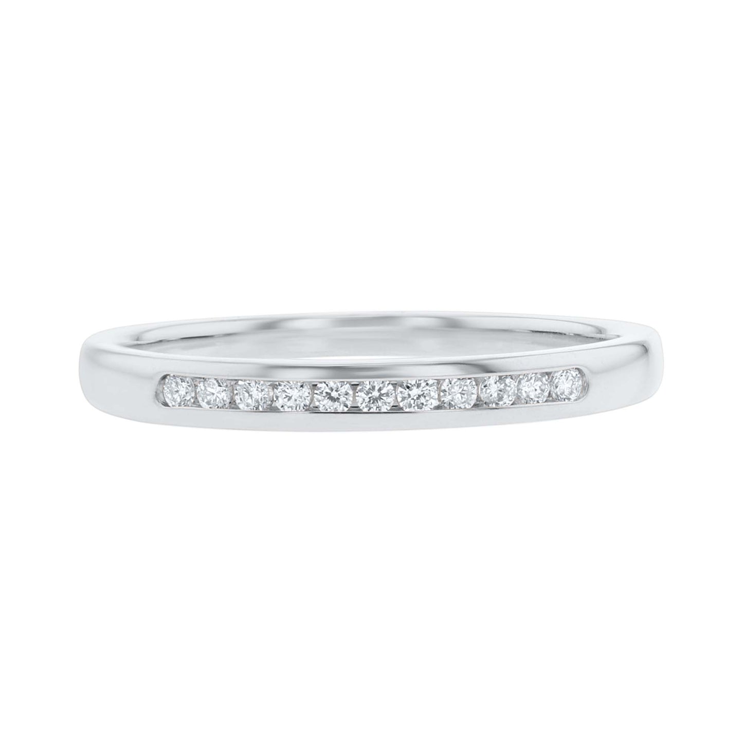 Forever Chita Channel Set Diamond Wedding Ring