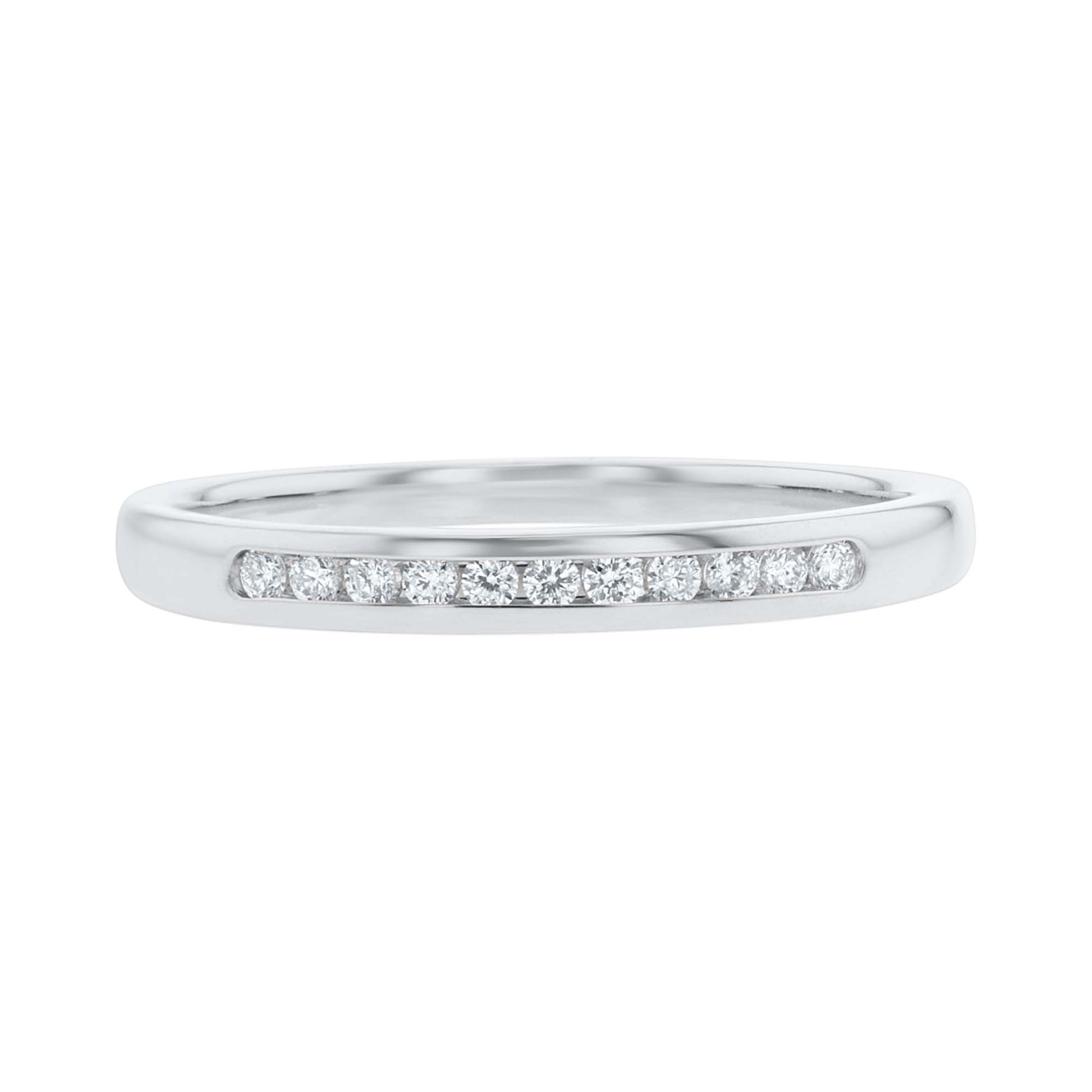 Forever Chita Channel Set Diamond Wedding Ring