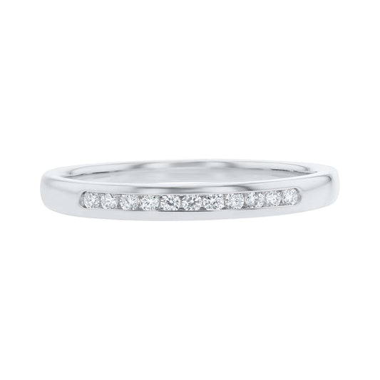 Forever Chita Channel Set Diamond Wedding Ring