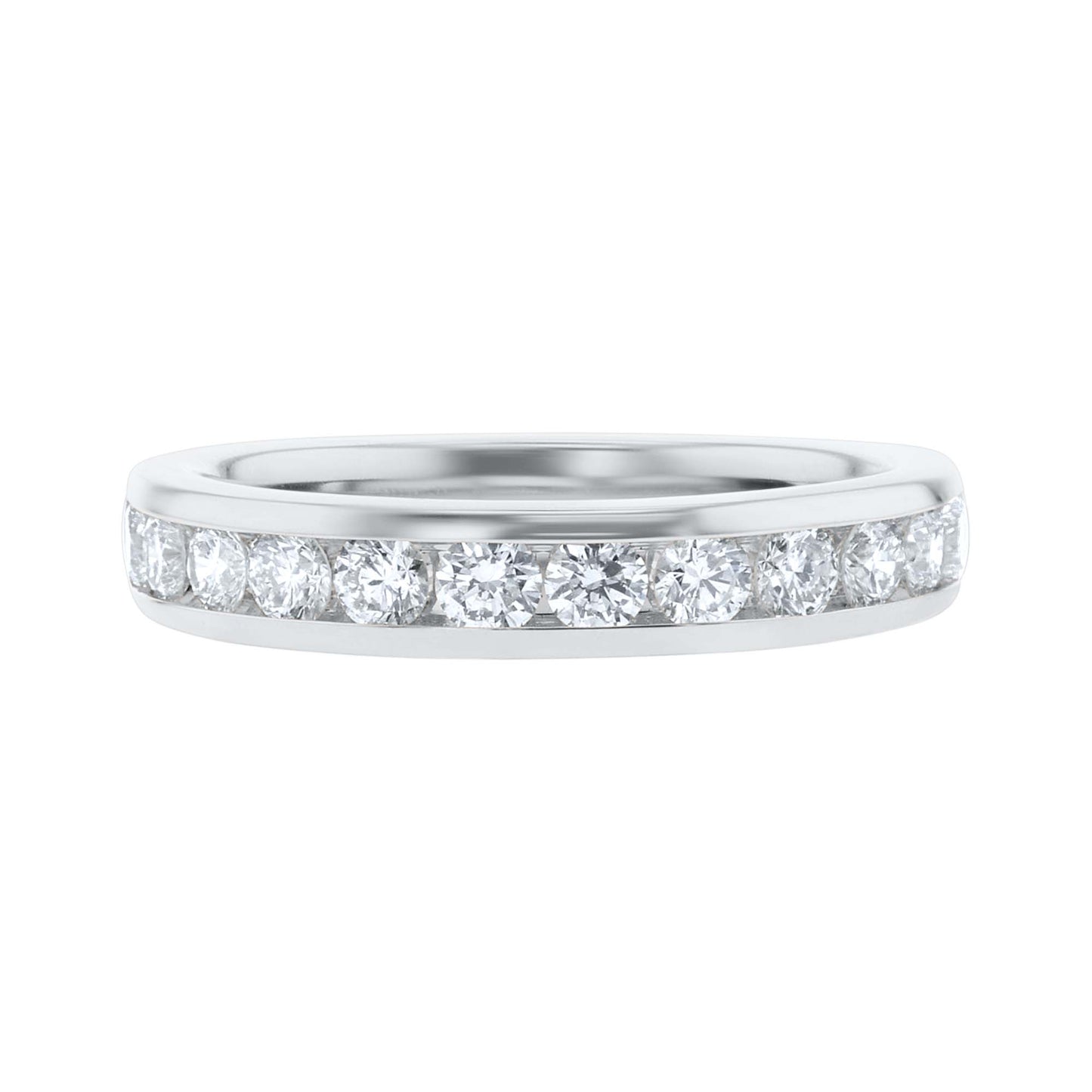 Forever Chita Channel Set Diamond Wedding Ring