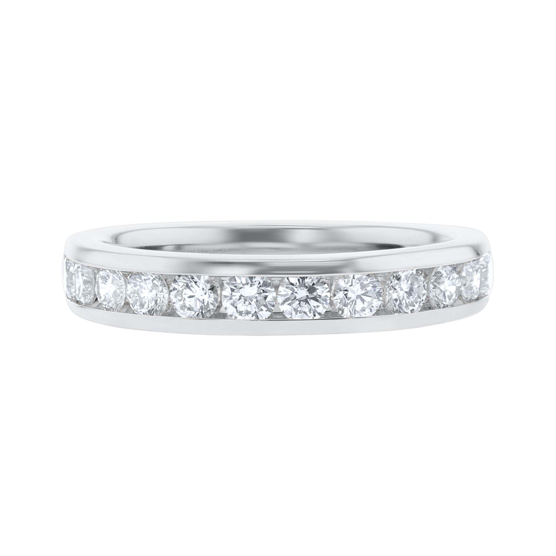 Forever Chita Channel Set Diamond Wedding Ring
