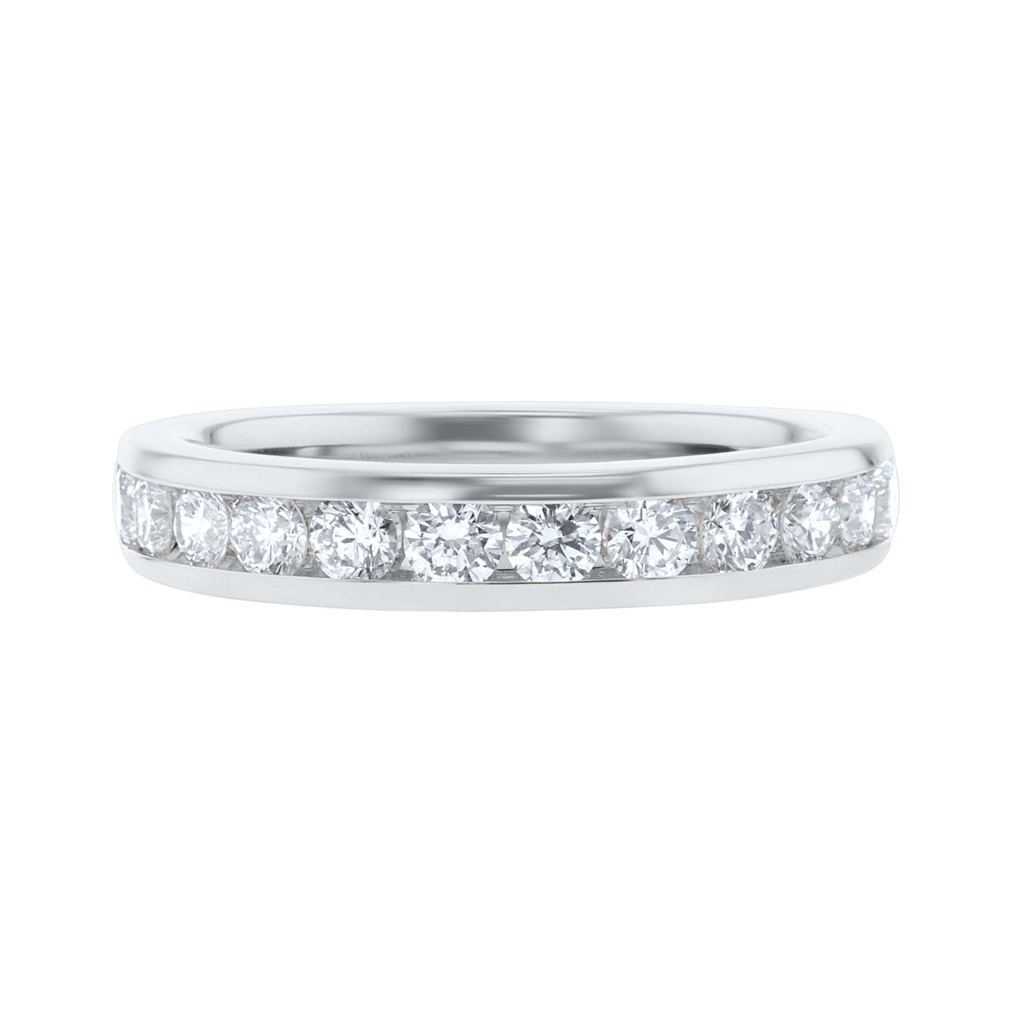 Forever Chita Channel Set Diamond Wedding Ring