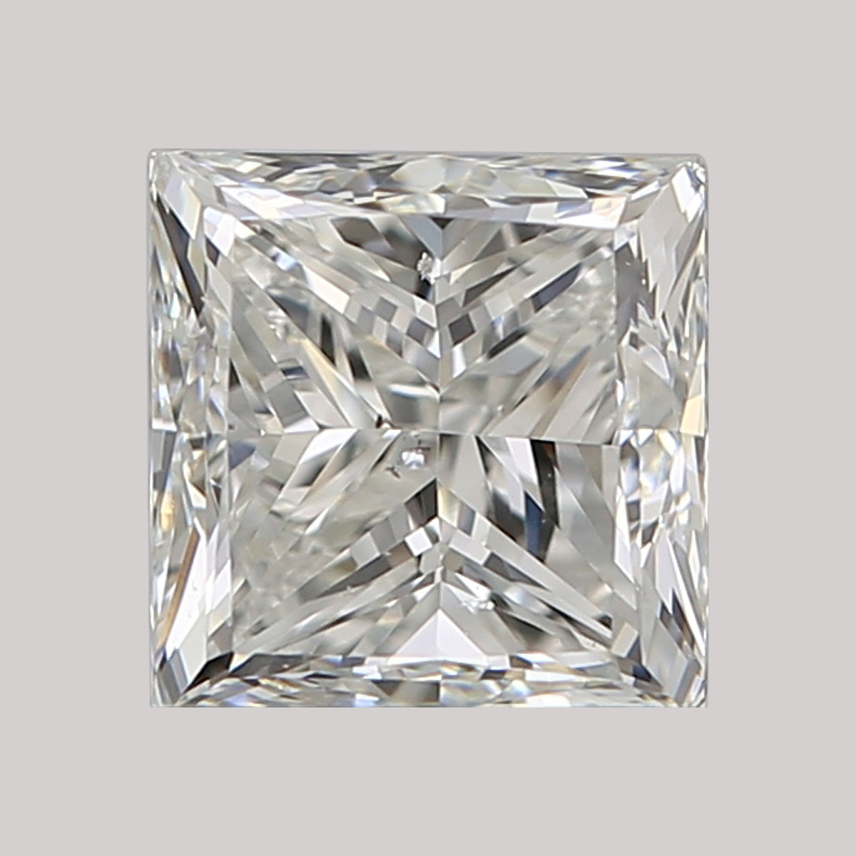 0.96ct GIA Princess Cut H/SI1 Natural Earth Born Diamond