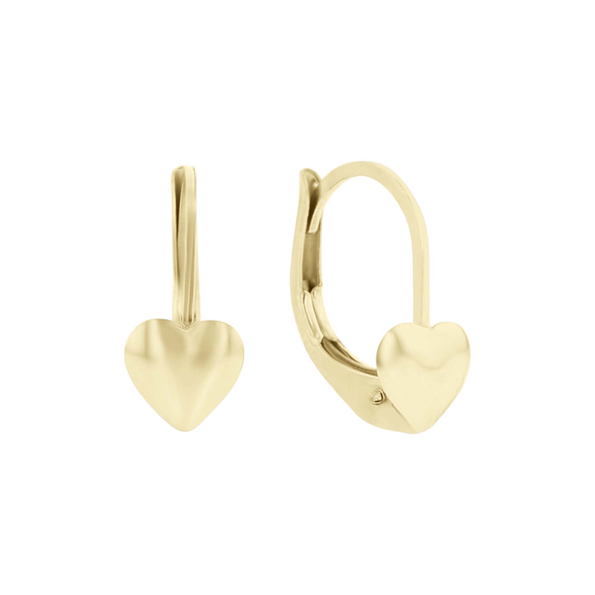 Curious Heart Gold Earrings