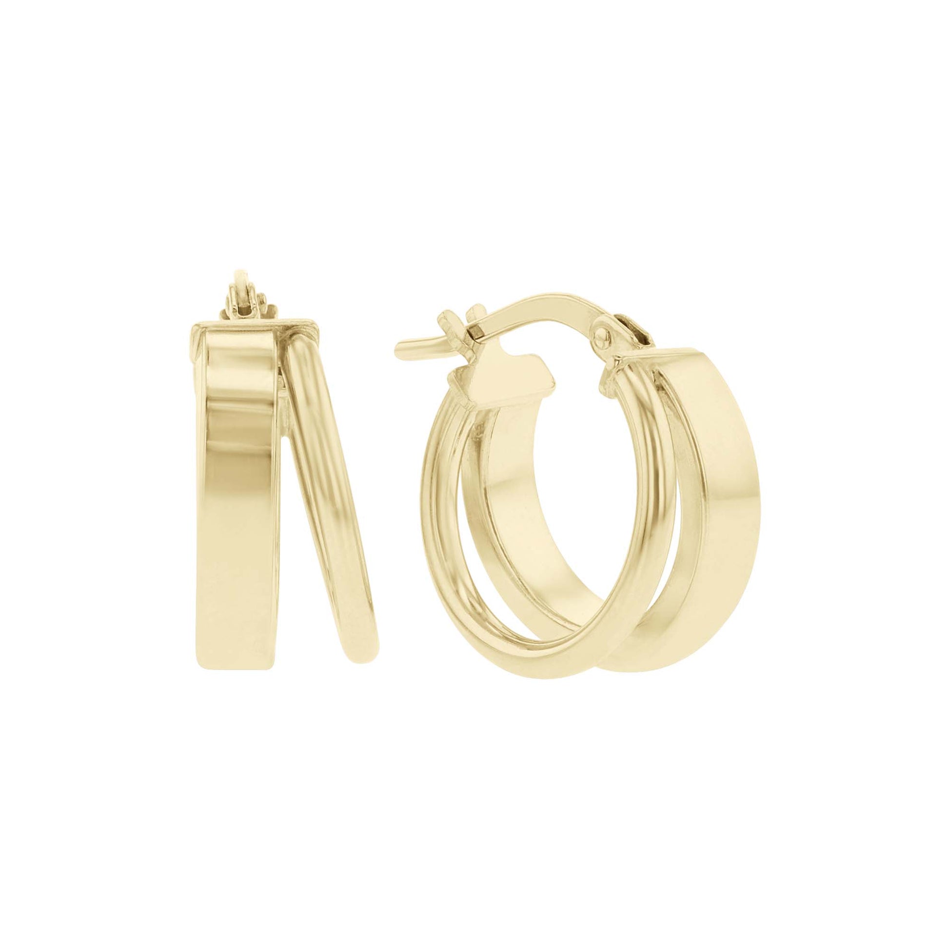 Sienna Double Huggie Hoop Earrings
