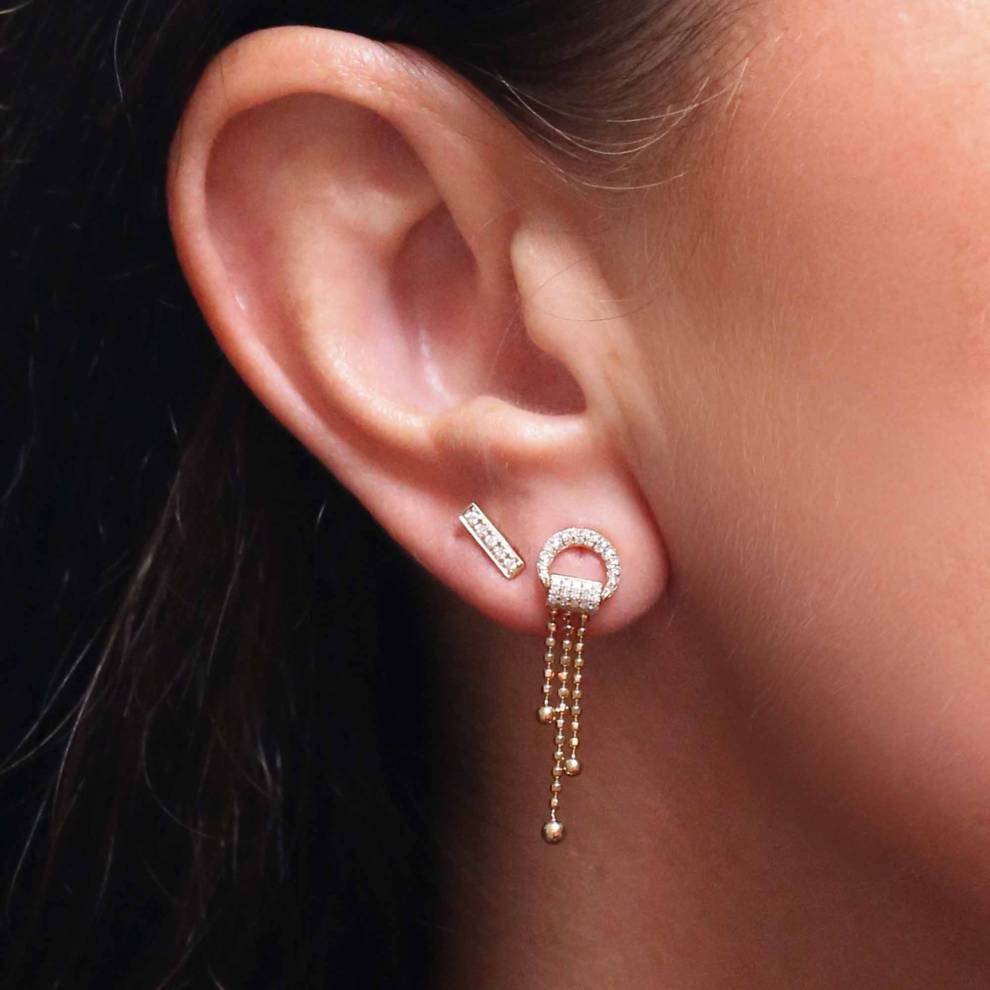 Glow Up Diamond Dangle Earrings