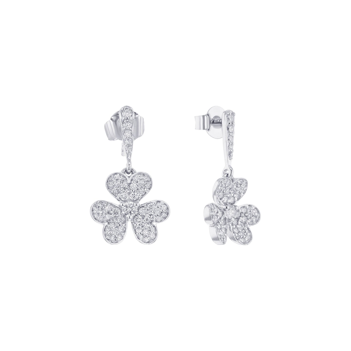Petals of Love Diamond Earrings