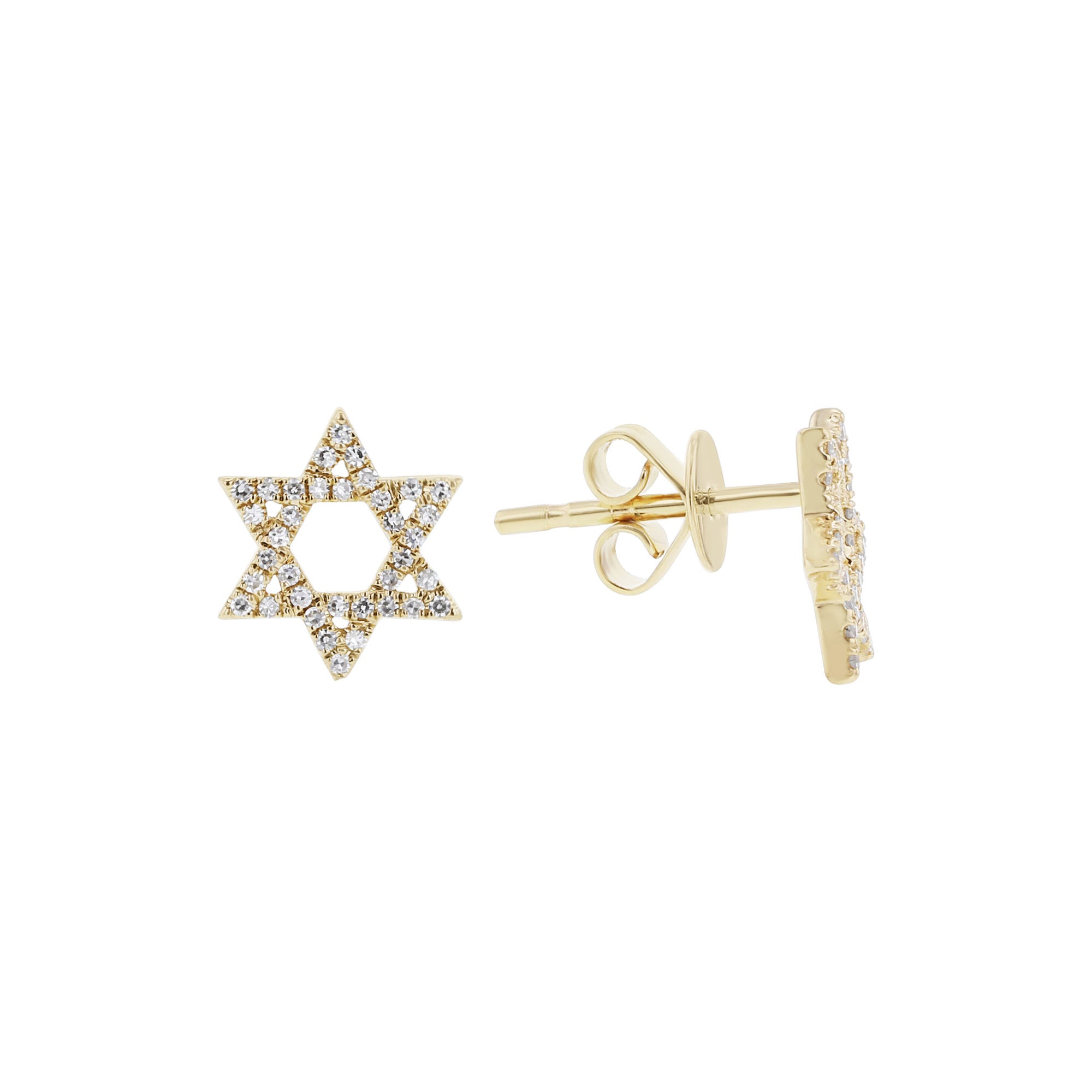 Star of David Diamond Earrings – Steven Singer Jewelers