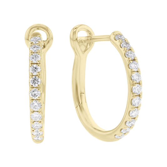 Asa Diamond Hoop Earrings