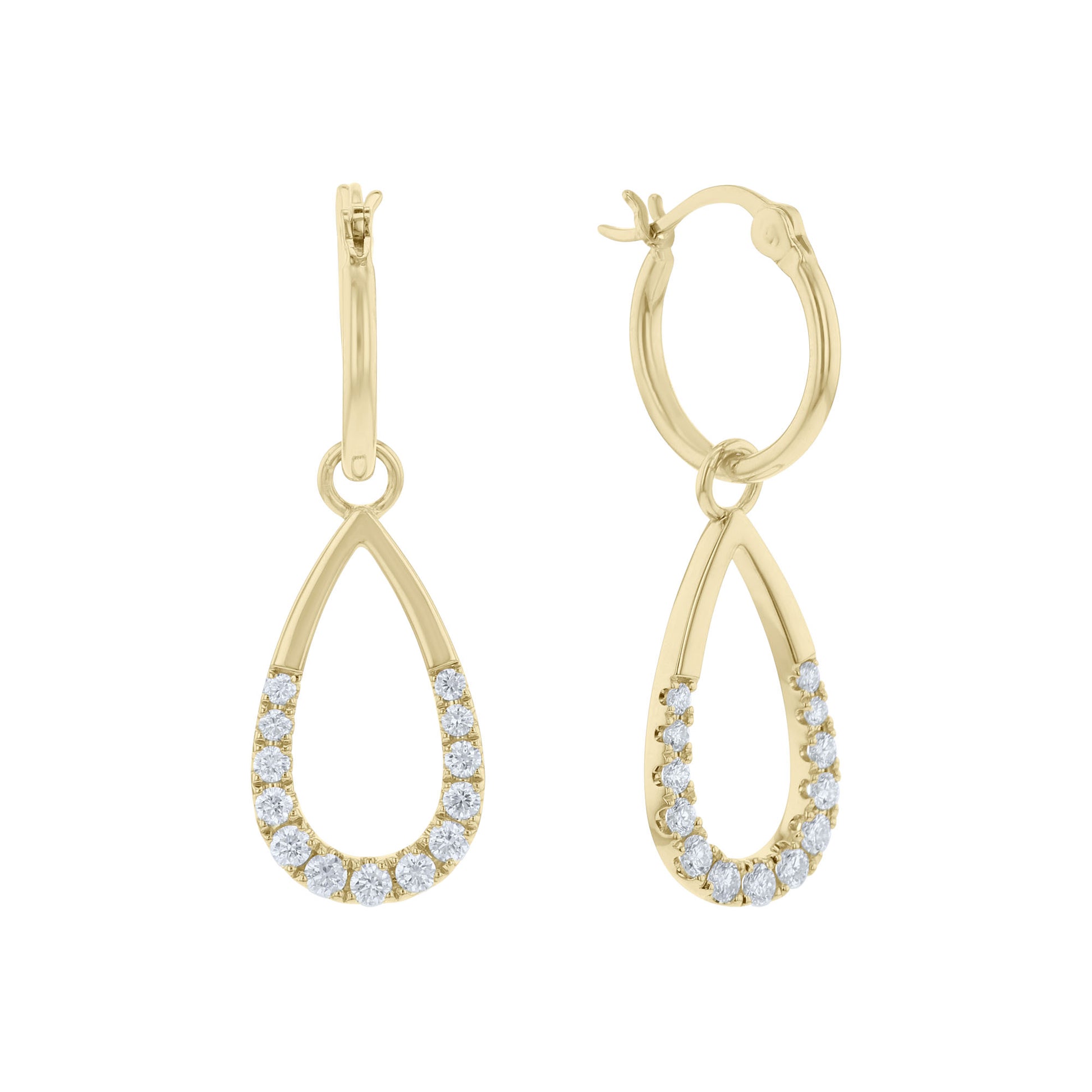 Drenched in Diamonds Teardrop Earrings