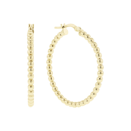 Severine Gold Bonded Hoop Earrings