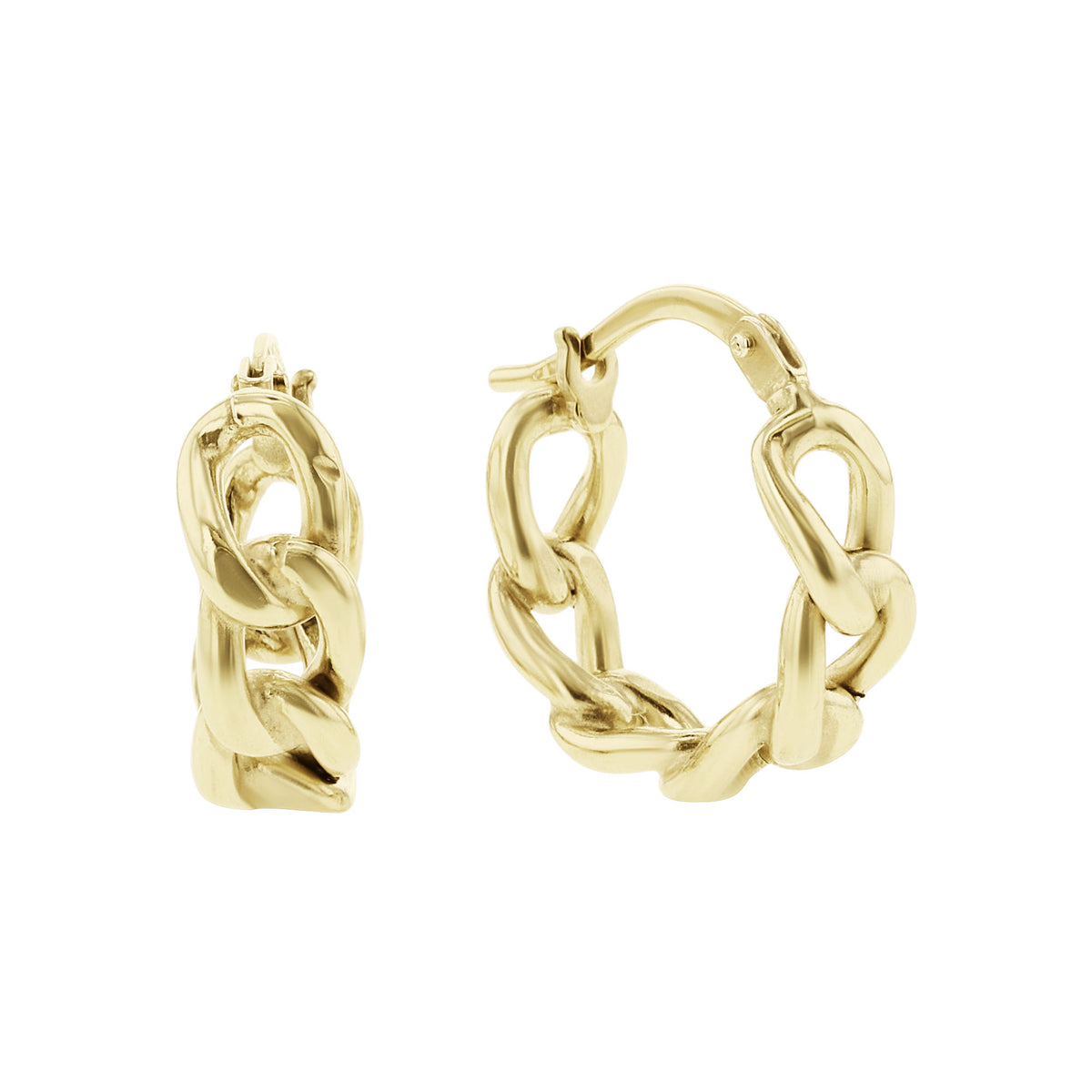 Martine Gold Bonded Hoop Earrings
