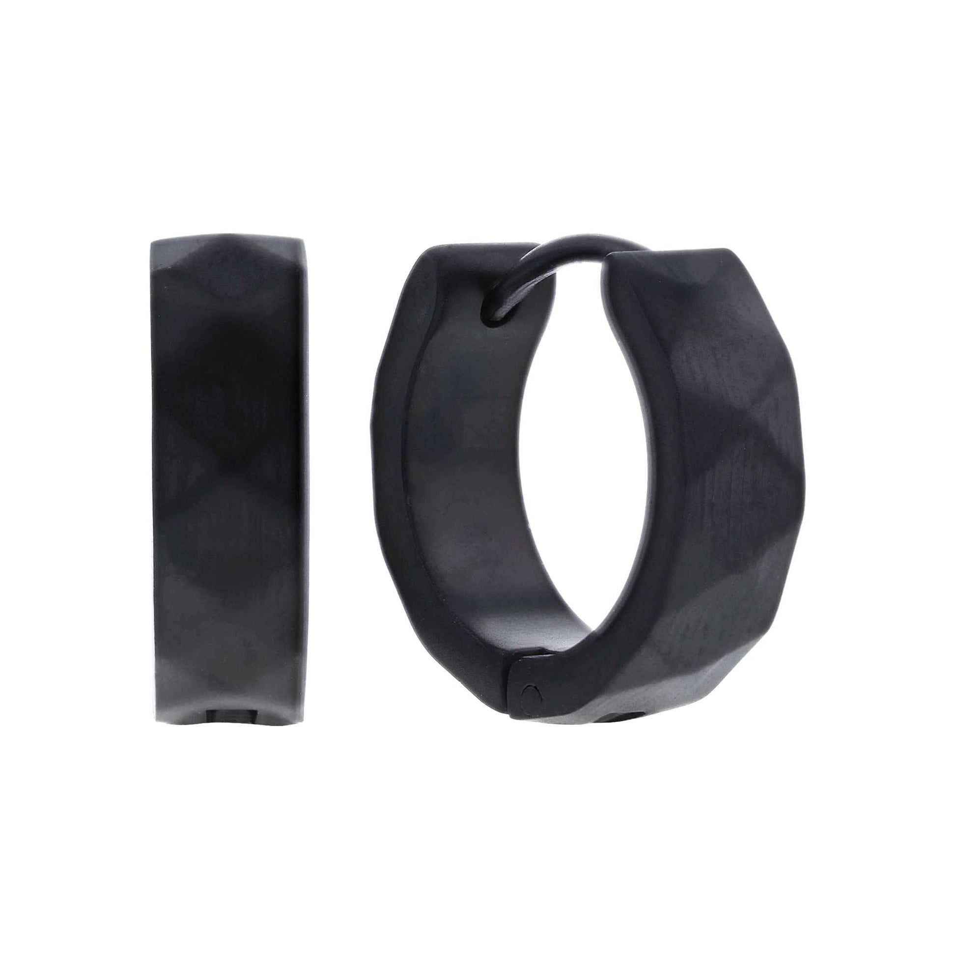 Elio Stainless Steel Hoop Earrings