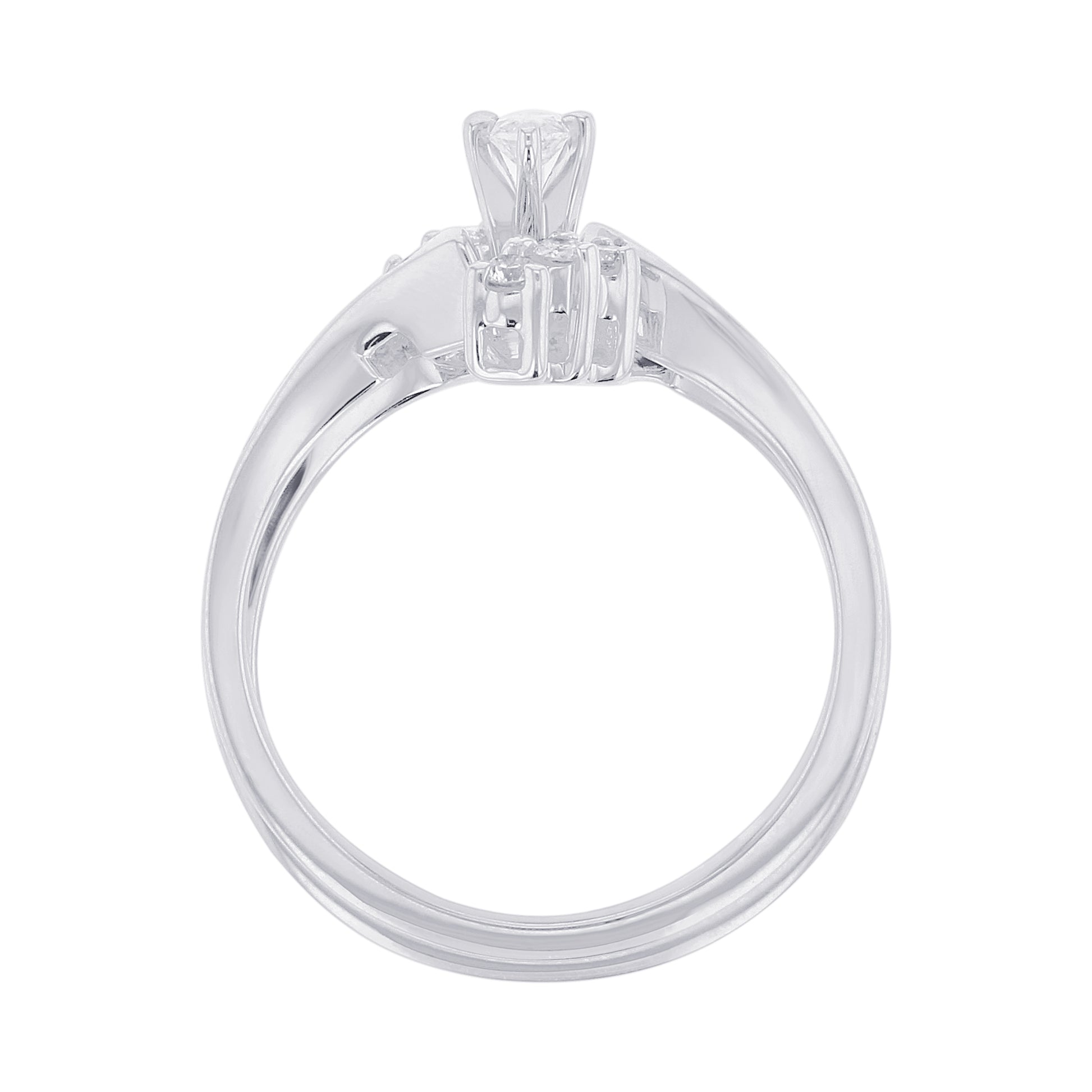 Marquise Diamond Ready For Love Bridal Set 1/2ct