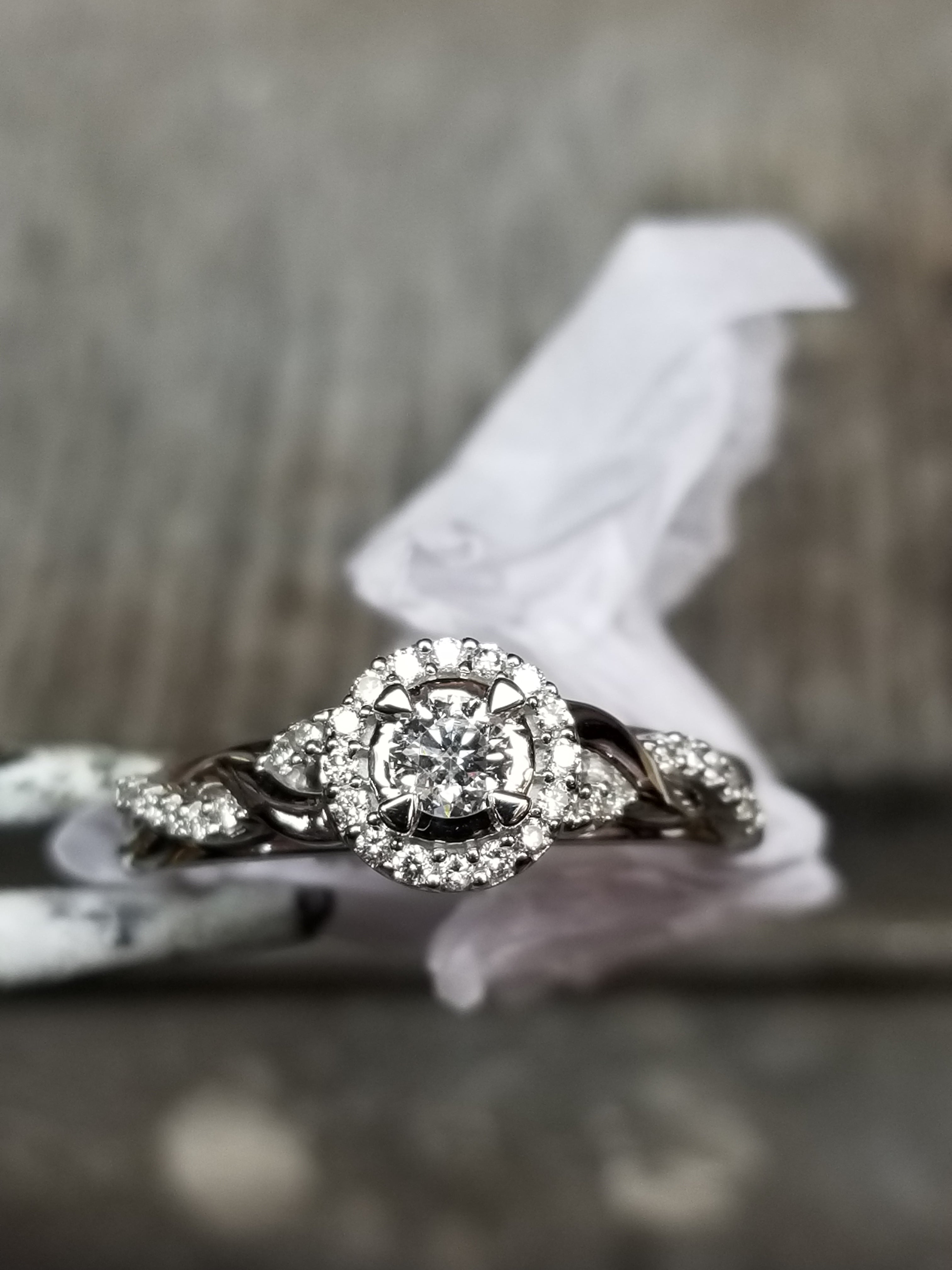 Miraculous Mirage Ready for Love Diamond Engagement Ring