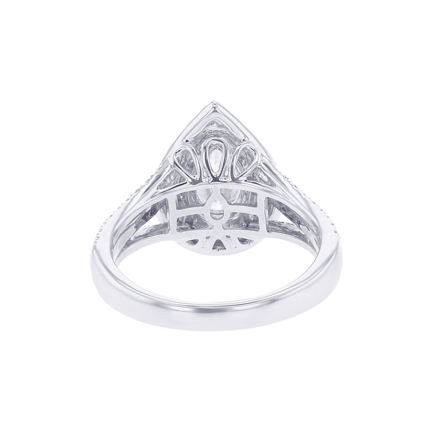 Millie Pear Double Halo Ready for Love Diamond Engagement Ring