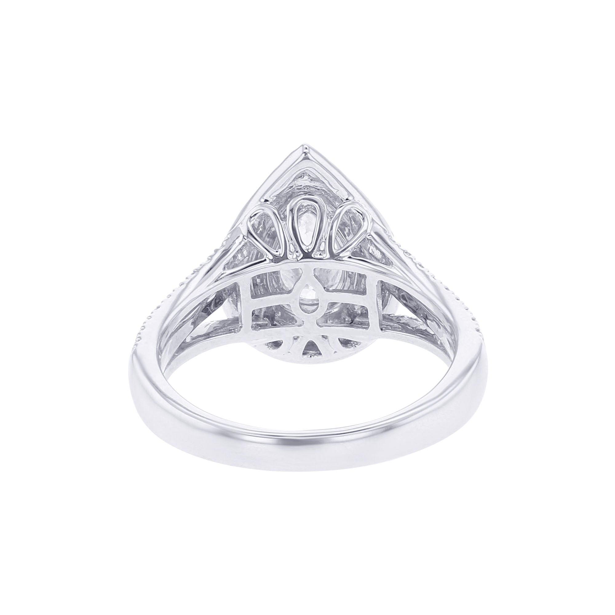 Millie Pear Double Halo Ready for Love Diamond Engagement Ring