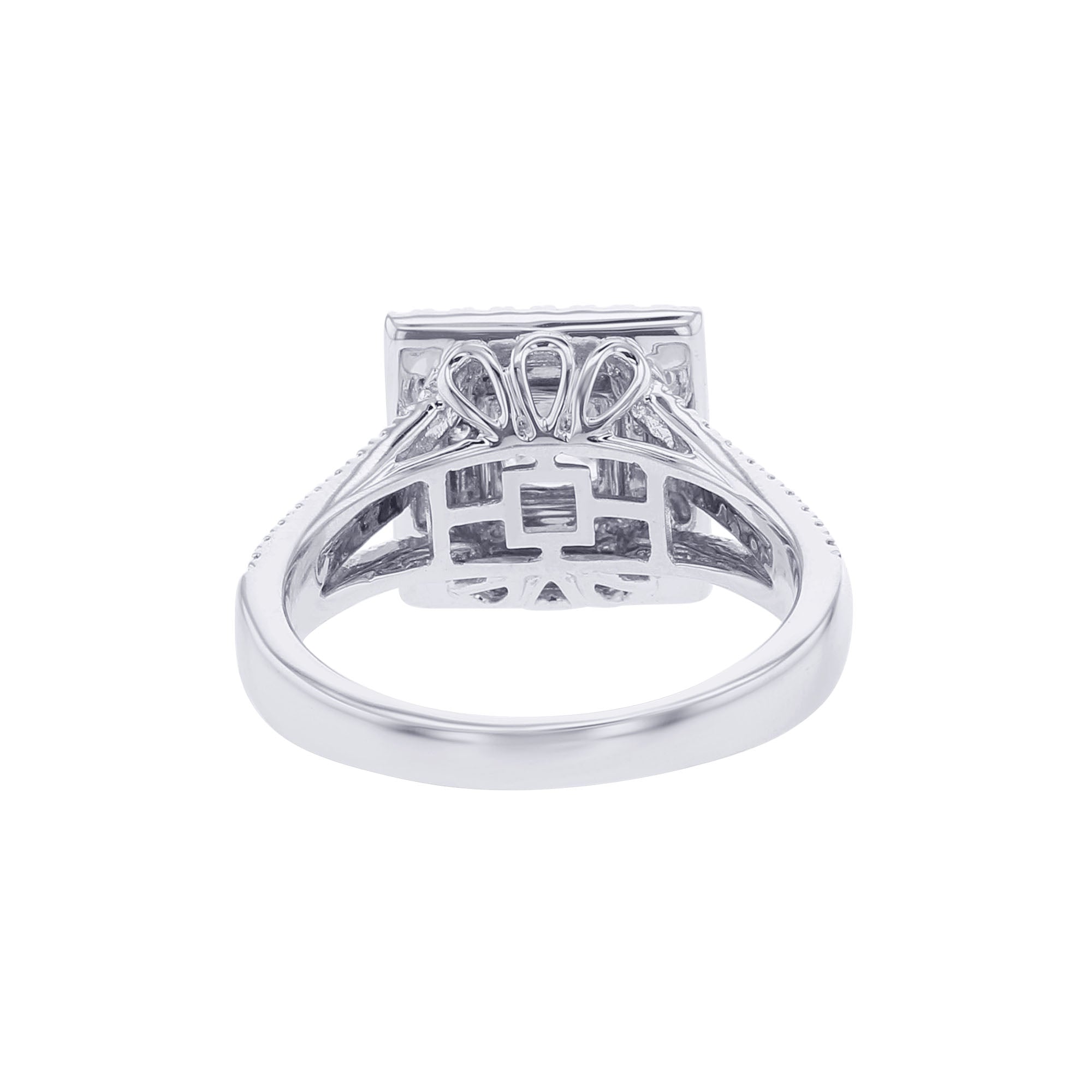 Millie Princess Double Halo Ready for Love Diamond Engagement Ring