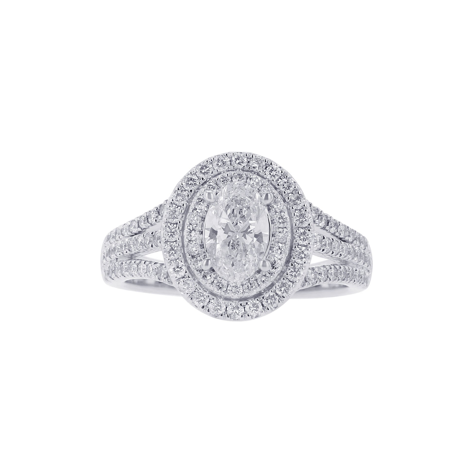 Millie Oval Double Halo Ready for Love Diamond Engagement Ring