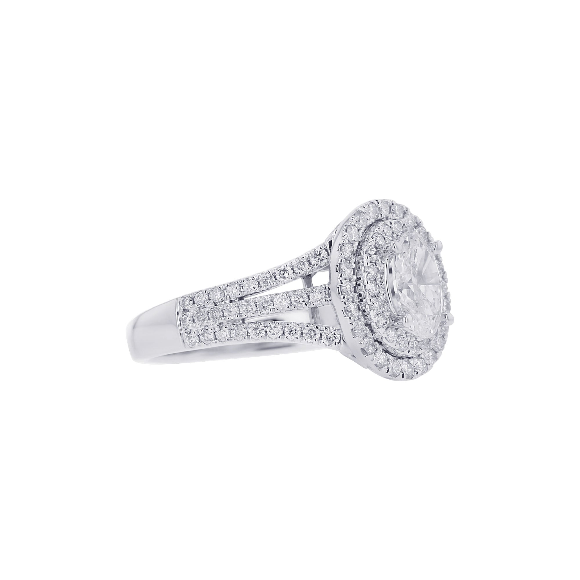 Millie Oval Double Halo Ready for Love Diamond Engagement Ring
