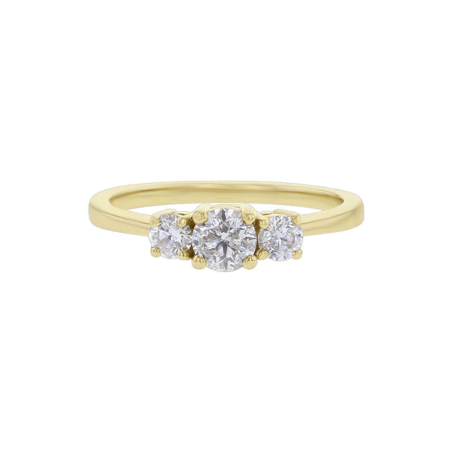 Dolores Three Stone Ready for Love Diamond Engagement Ring