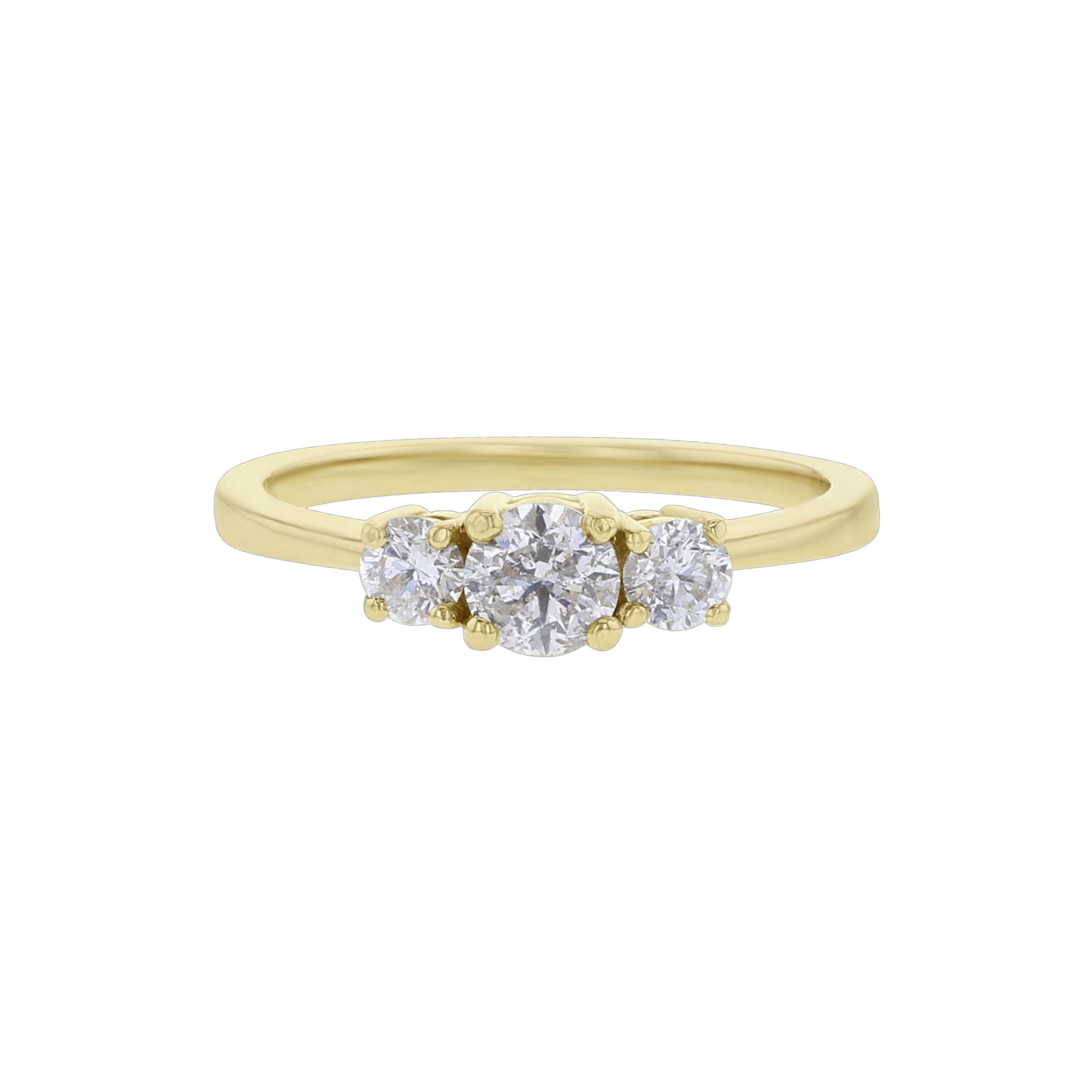 Dolores Three Stone Ready for Love Diamond Engagement Ring