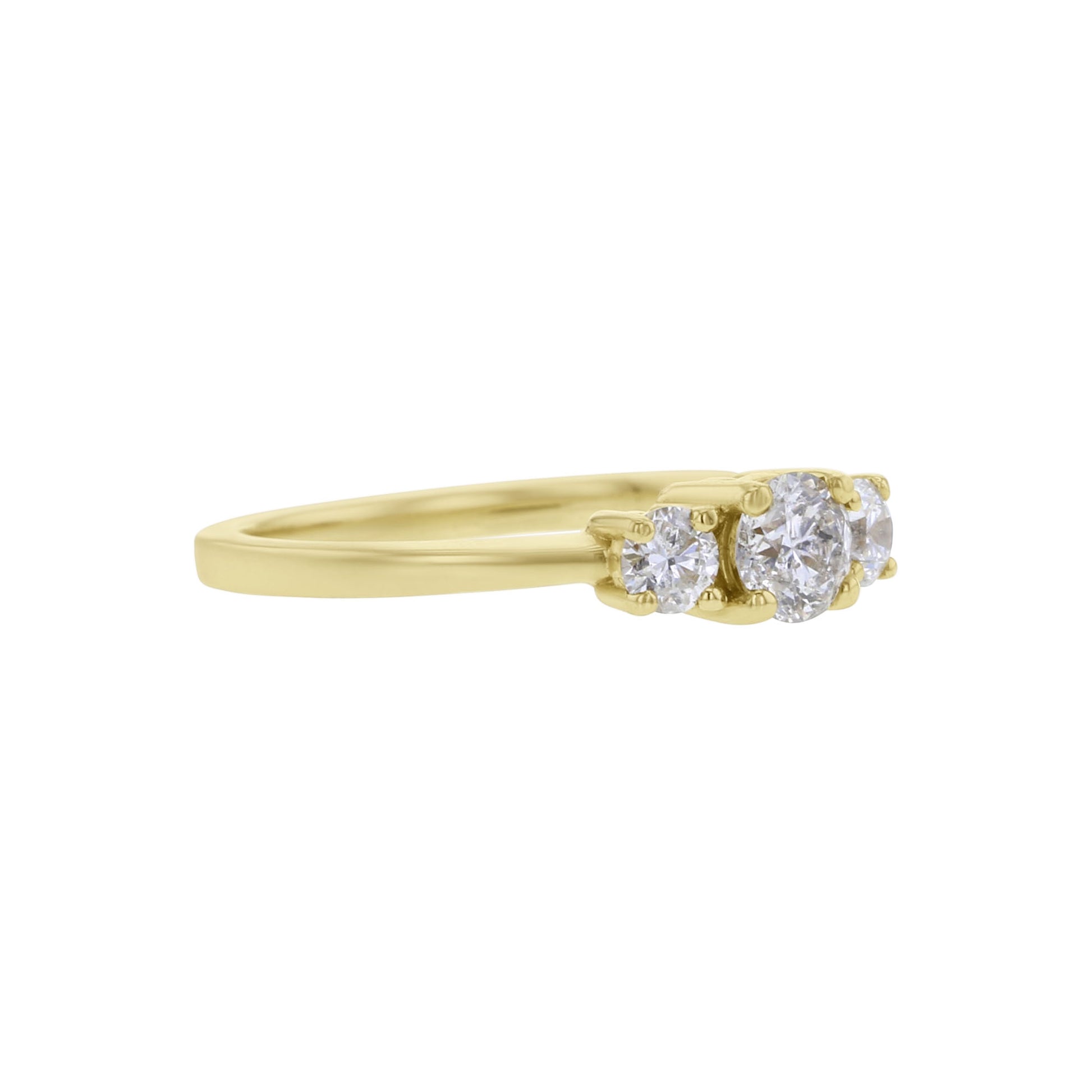 Dolores Three Stone Ready for Love Diamond Engagement Ring