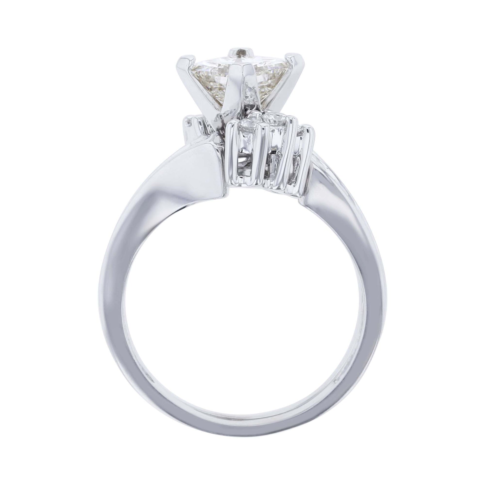 Princess Diamond Certified Ready for Love Bridal Set- 1 9/10 Carats