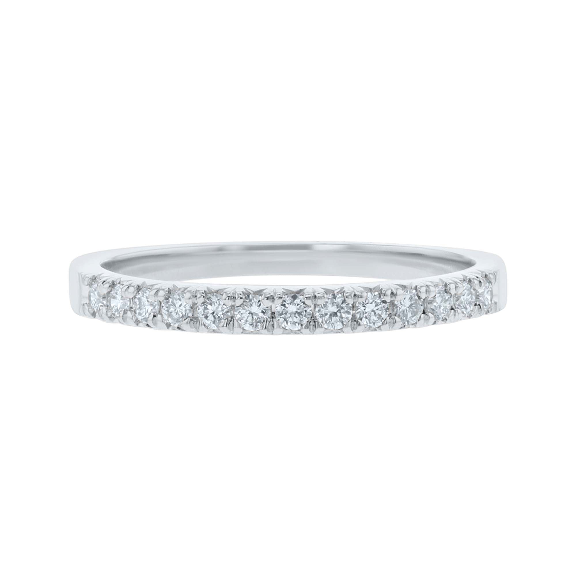 Forever Fallon French Pave Diamond Wedding Ring