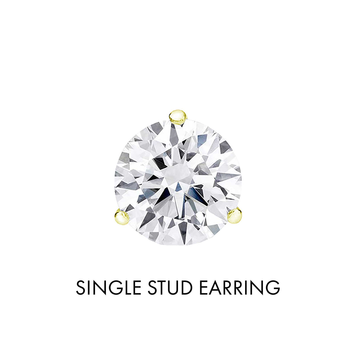 Get Naked Diamond Stud Earrings 1/2ct