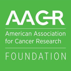 AACR Cancer research foundation logo.
