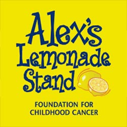 Alex's lemonade stand logo.