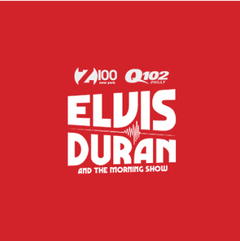 Elvis Duran and the morning show logo