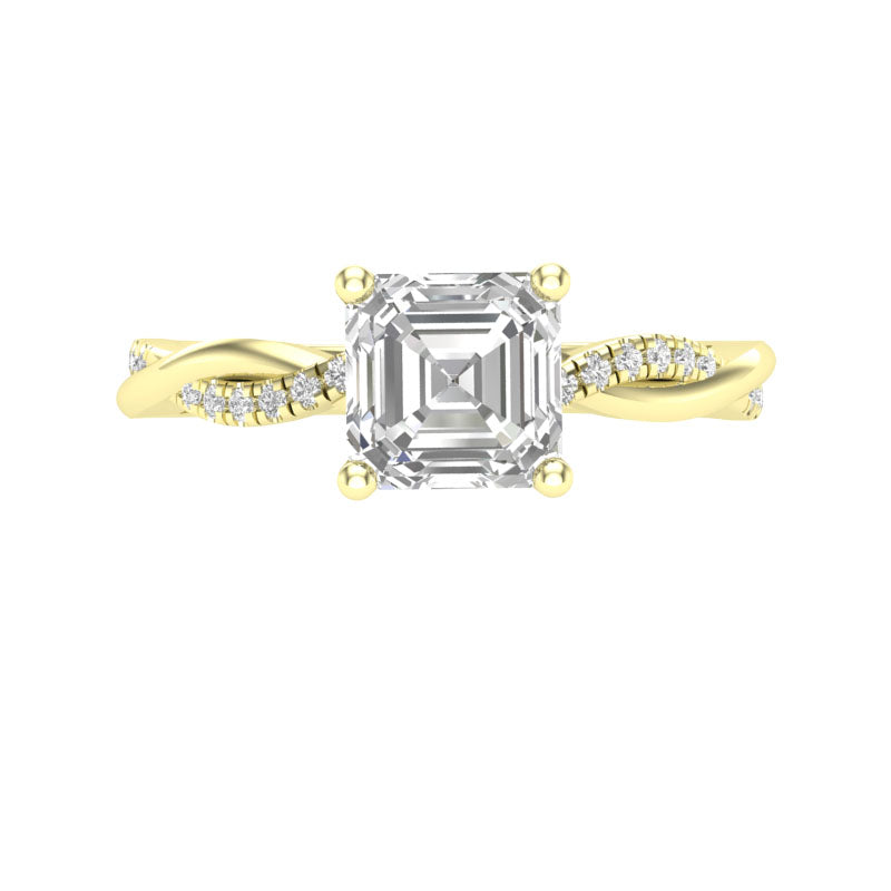 Natalie Build Your Own Earth Born Diamond Engagement Ring 1/5ct