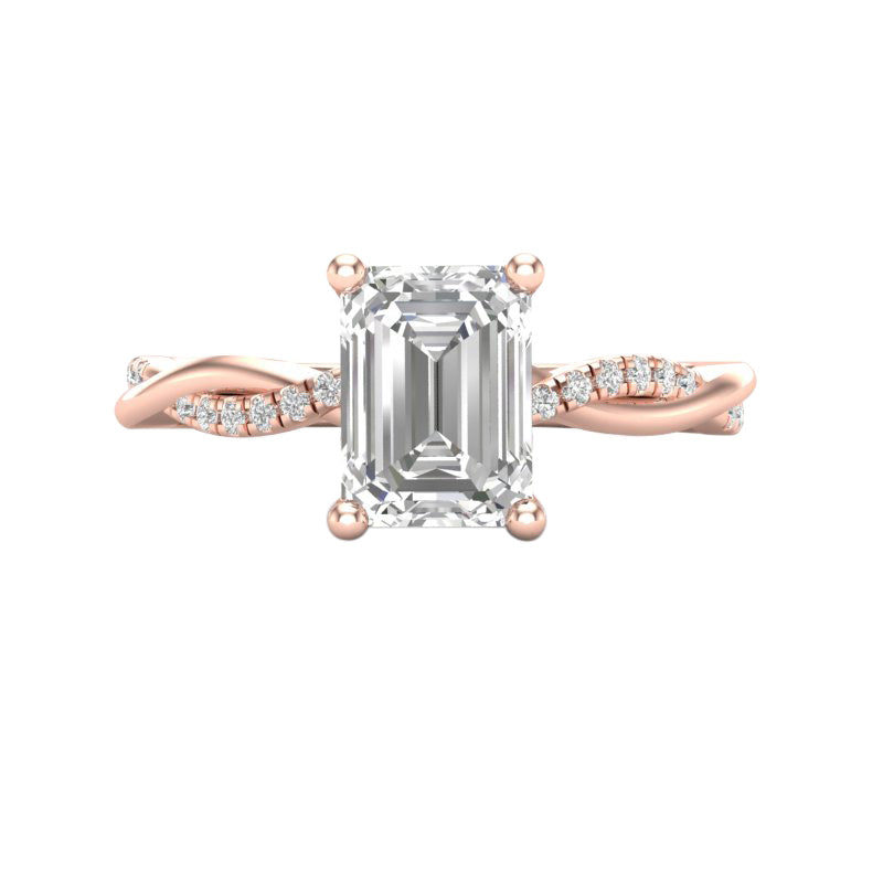 Natalie Build Your Own Earth Born Diamond Engagement Ring 1/5ct