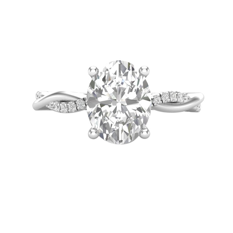 Natalie Build Your Own Earth Born Diamond Engagement Ring 1/5ct