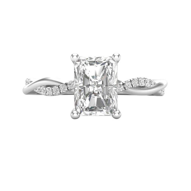 Natalie Build Your Own Earth Born Diamond Engagement Ring 1/5ct