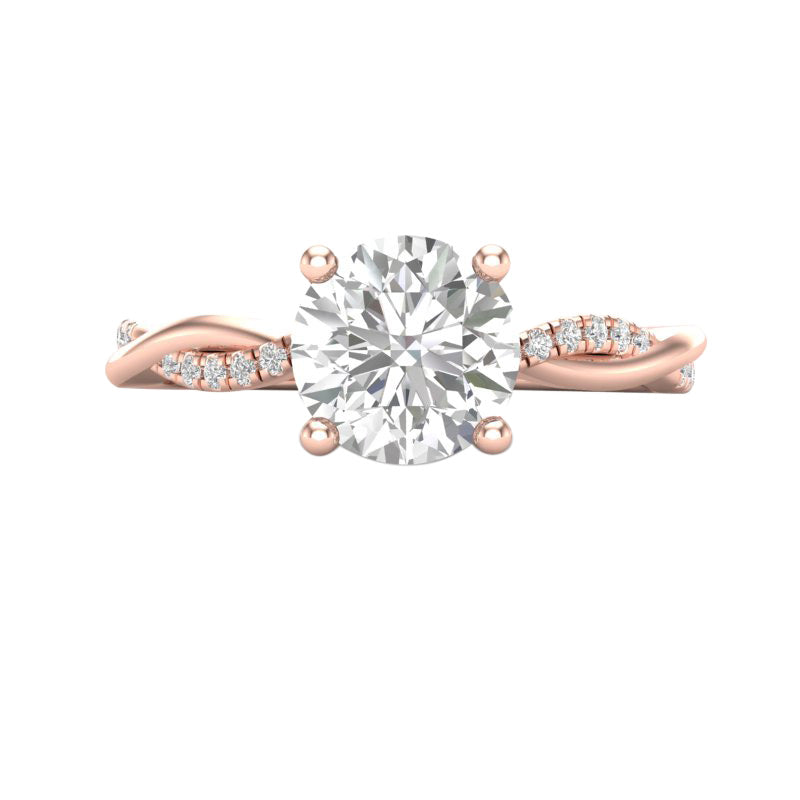 Natalie Build Your Own Earth Born Diamond Engagement Ring 1/5ct