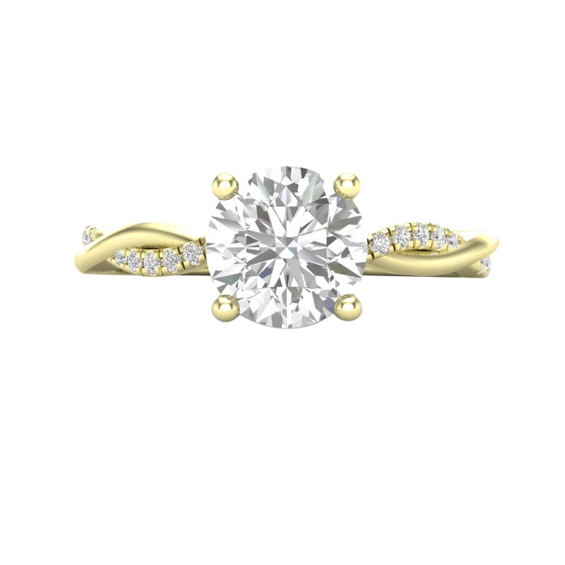 Natalie Build Your Own Earth Born Diamond Engagement Ring 1/5ct