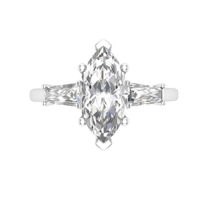 Maxine Build Your Own Earth Born Diamond Engagement Ring 5/8ct